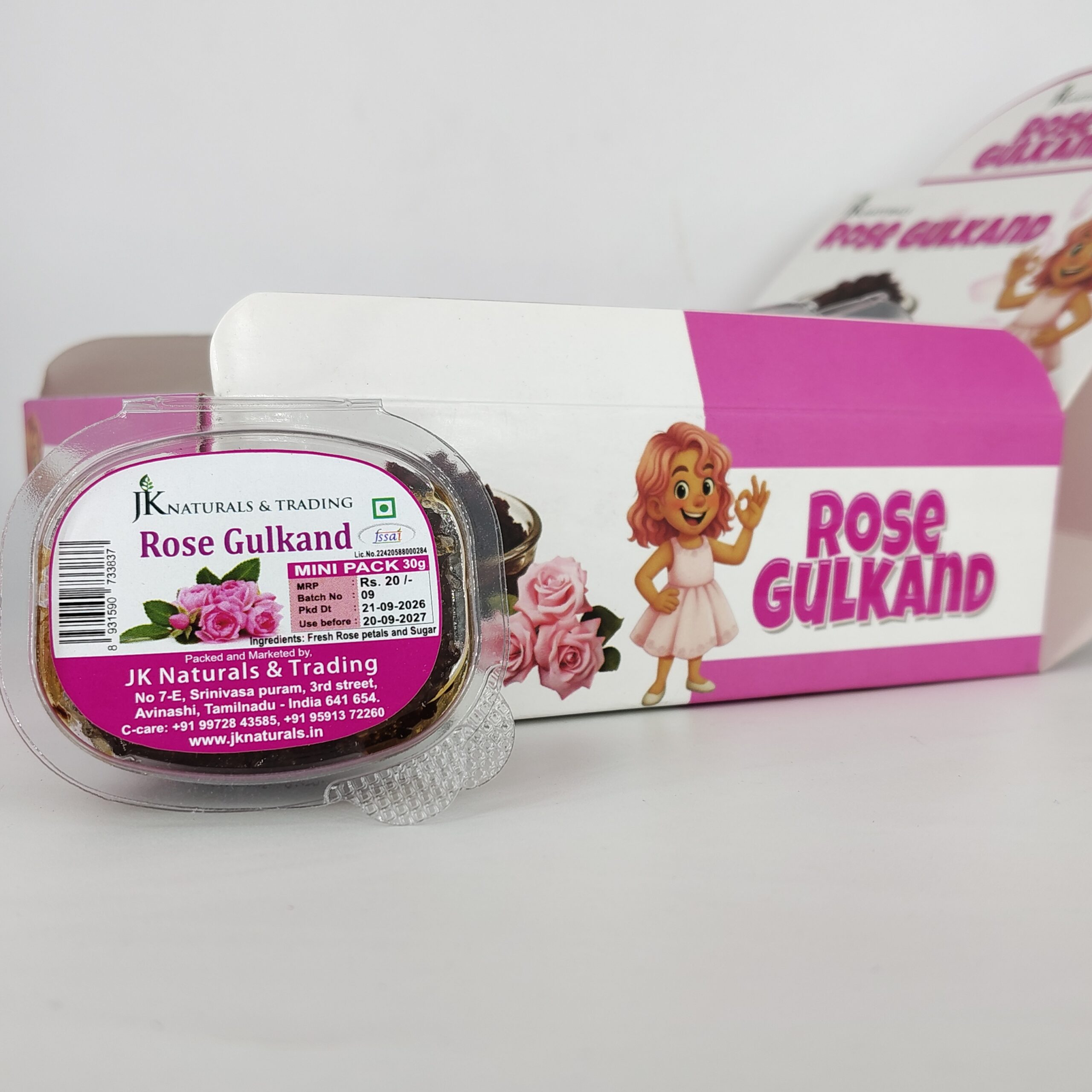 Rose Gulkand (Mini pack) Pack of 12